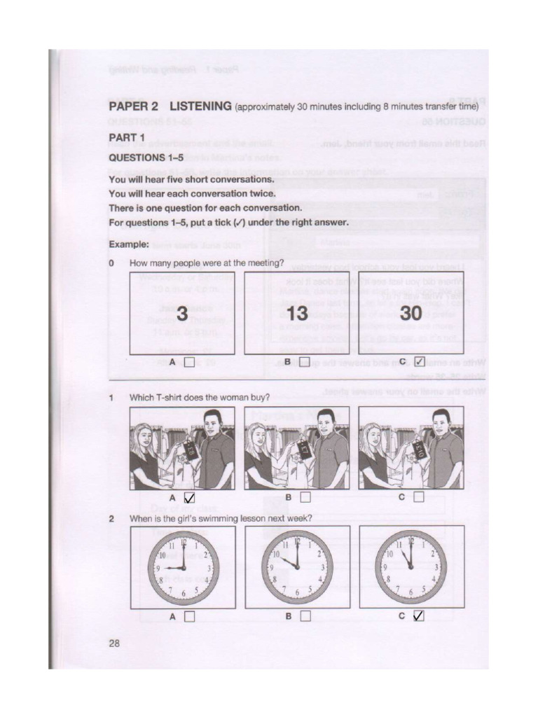 Ket 7 Test 1 | PDF