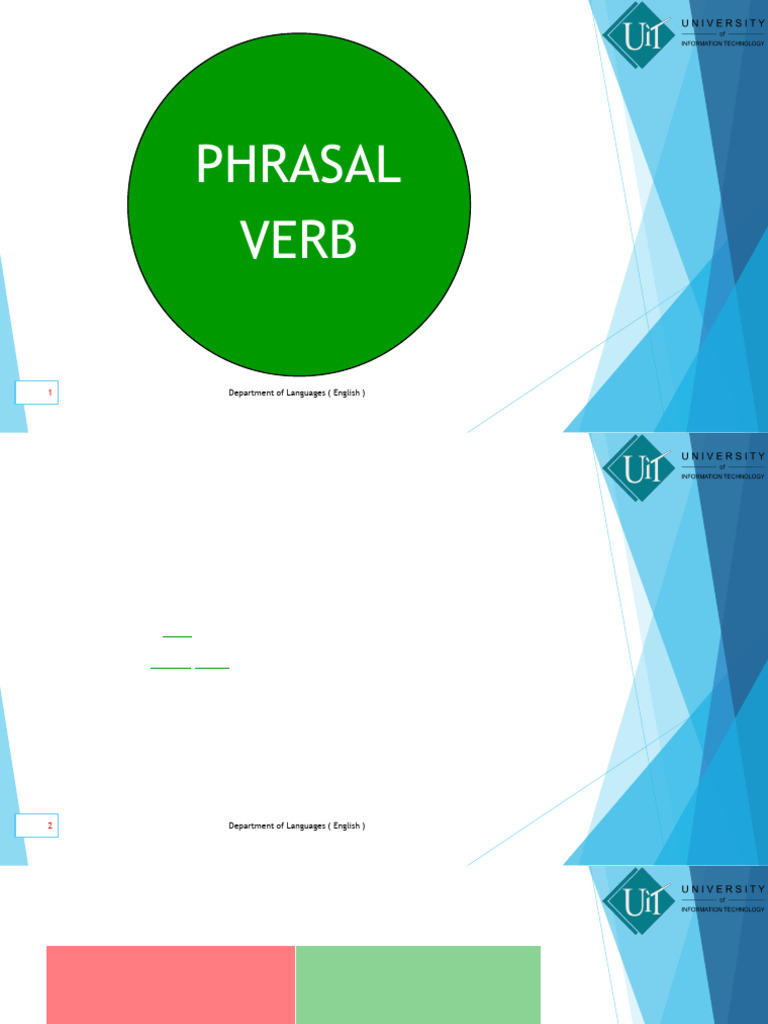 Phrasal Verb 1 | PDF