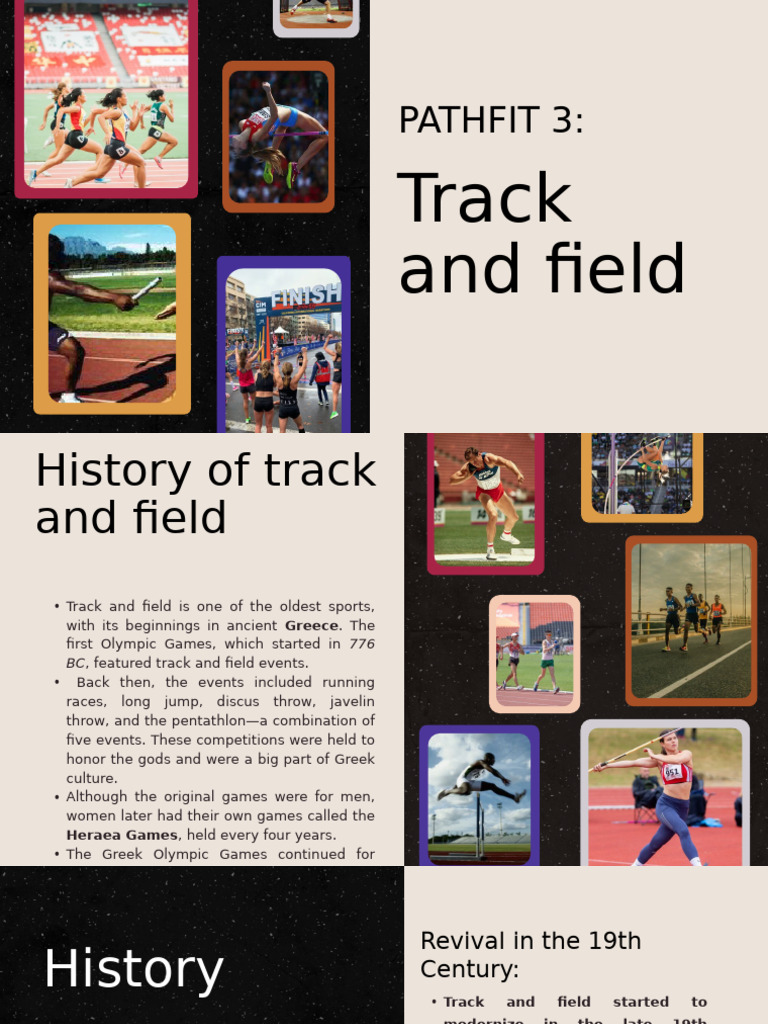 History and Events of Track & Field | PDF | Track And Field | Athletics