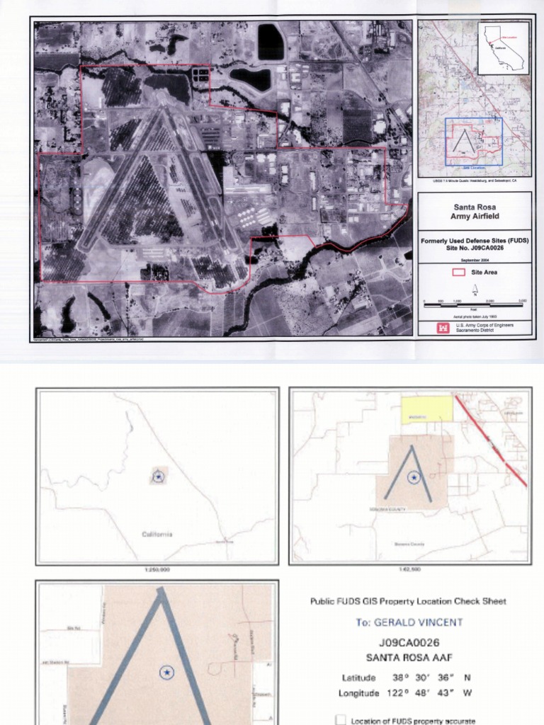 Santa Rosa Airfield Map (1943) | Armed Conflict