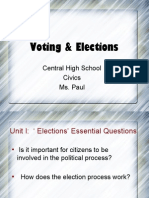 Unit 1 - Elections