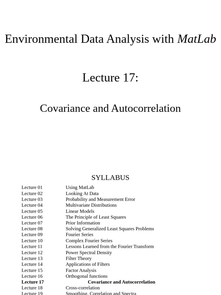 Lec 17 | PDF