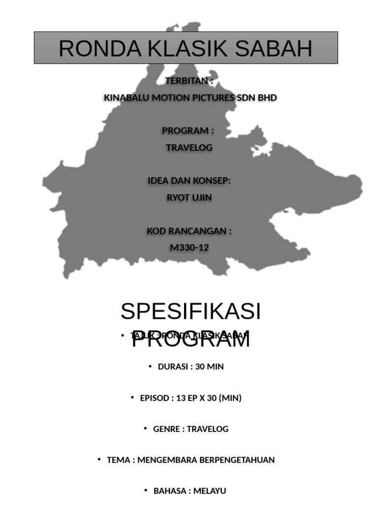 Contoh Proposal Kandungan TV | PDF