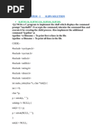 TYBSc (CS) Sem VI Practical Slips | PDF | Java (Programming Language ...