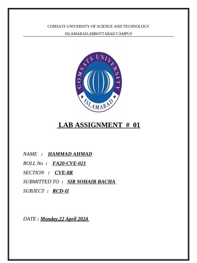 Hamad Ahmad Ass Rcd2 | PDF