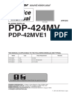 Pioneer pdp-424mv Pdp-42mve1 (ET)