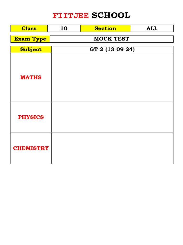 10 Ftre Syllabus | PDF