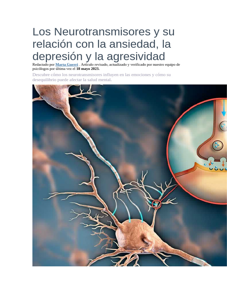 Depresión y Ansiedad | PDF