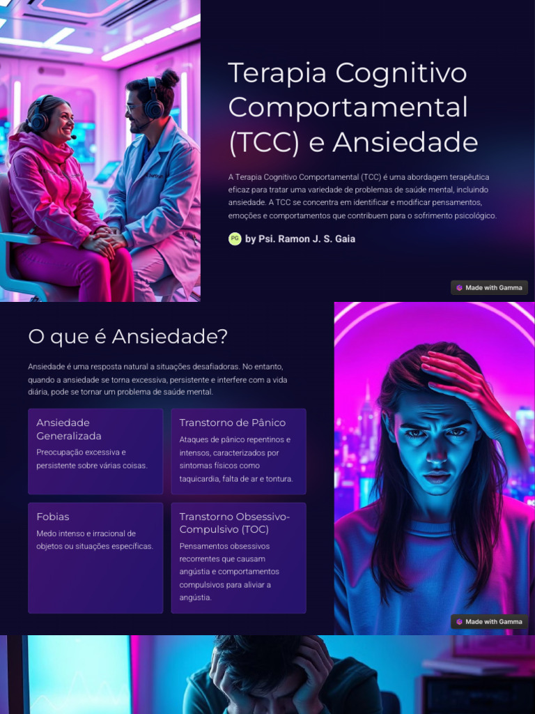 Terapia Cognitivo Comportamental Tcc E Ansiedade Pdf