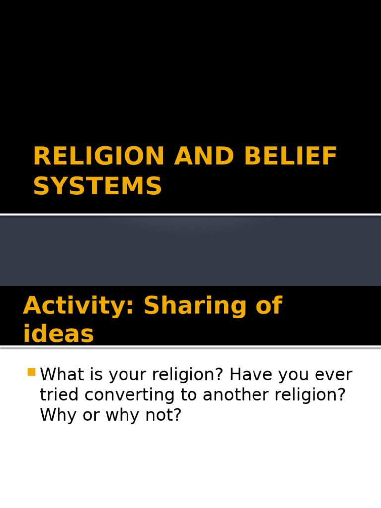 Religion and Belief Systems | PDF