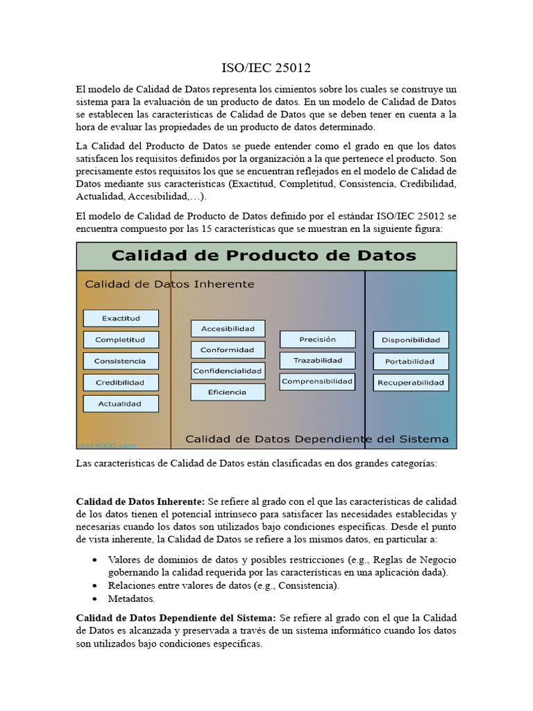 ISO-IEC 25012 | PDF