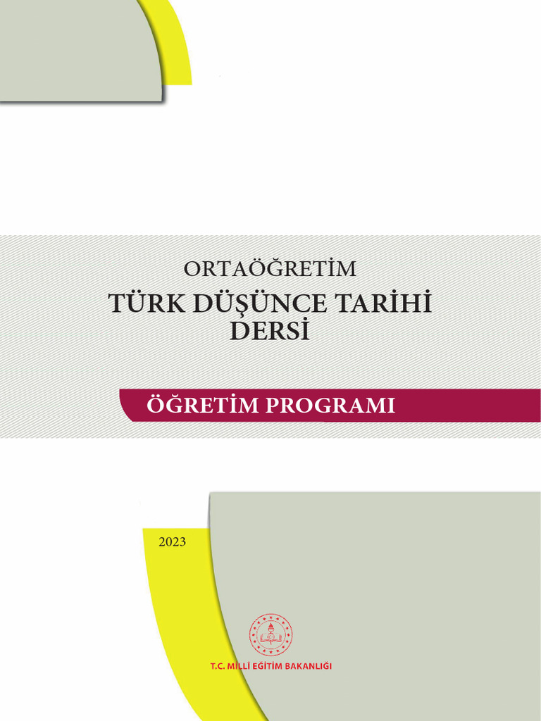 Turk Dusunce Tarihi 10 11 12 2023 105 Pdf
