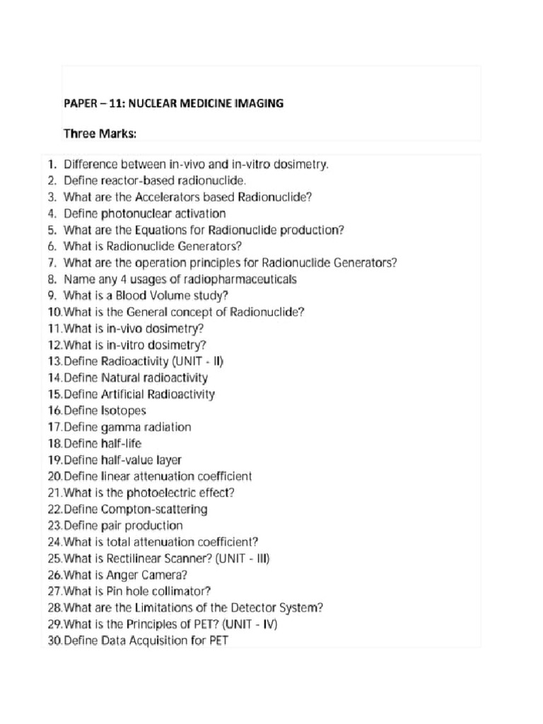 NMI Question and Answers | PDF