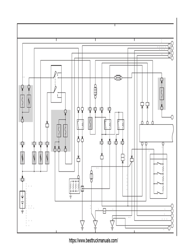 Toyota Hilux Pick-up Truck Electrical Wiring Diagrams PDF | PDF