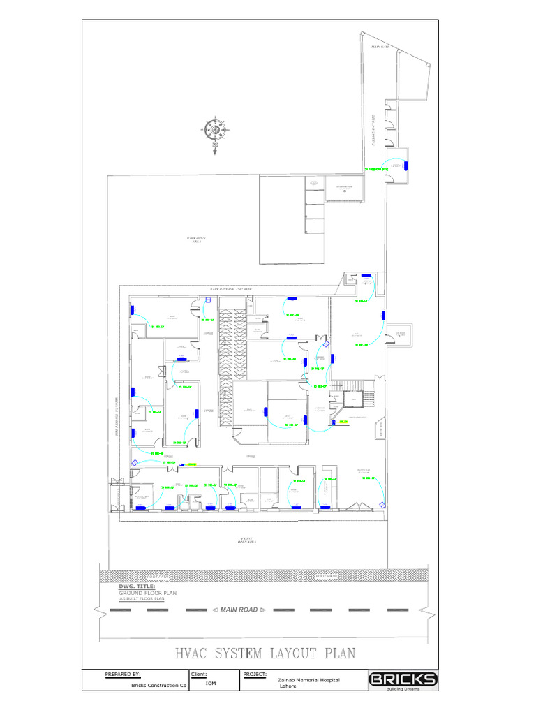 Hvac System Layout Plan | PDF