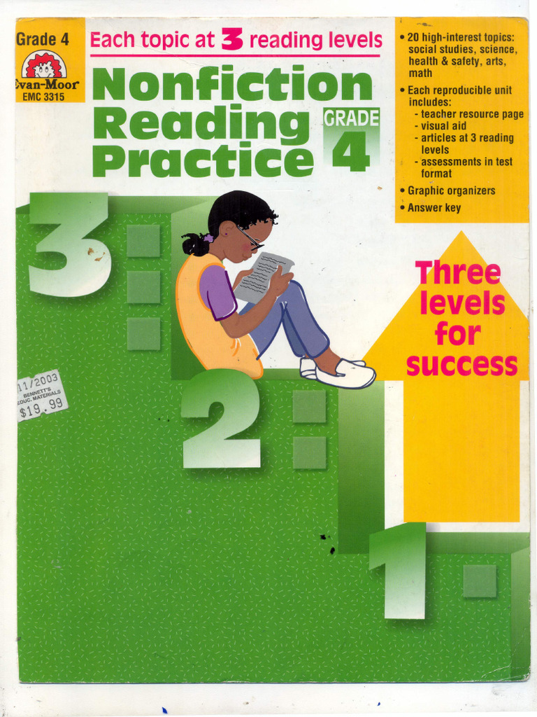 Nonfiction reading practice grade 40001 pdf