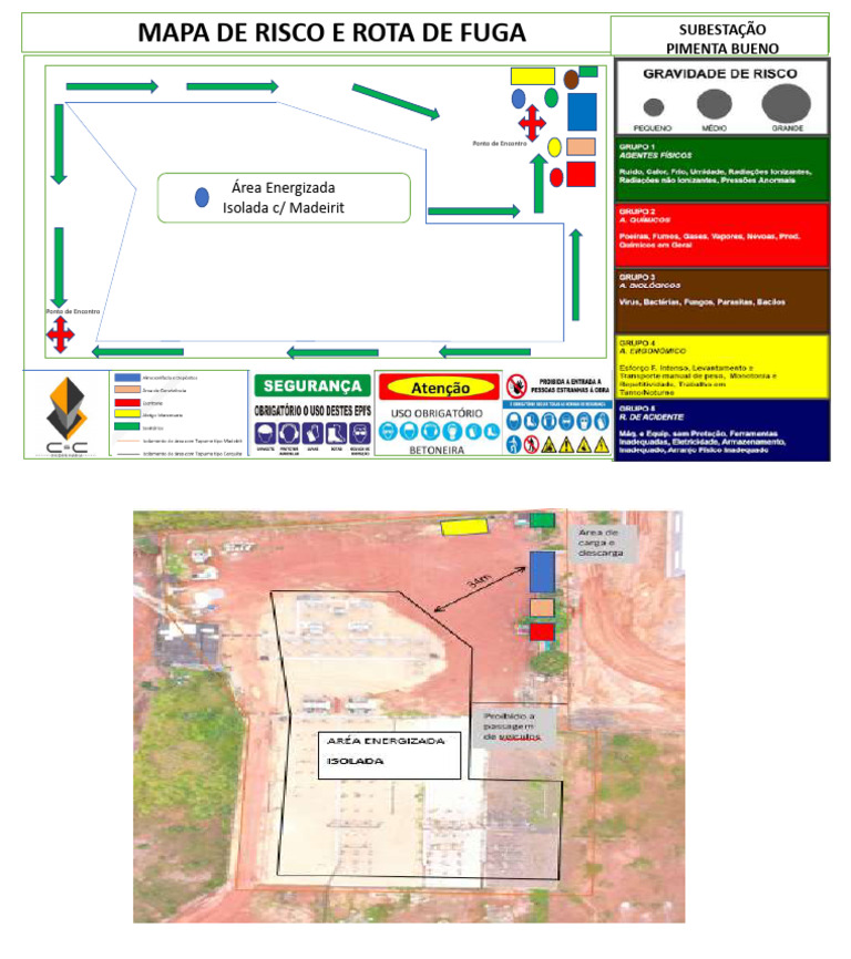Mapa de Risco e Rota de Fuga | PDF