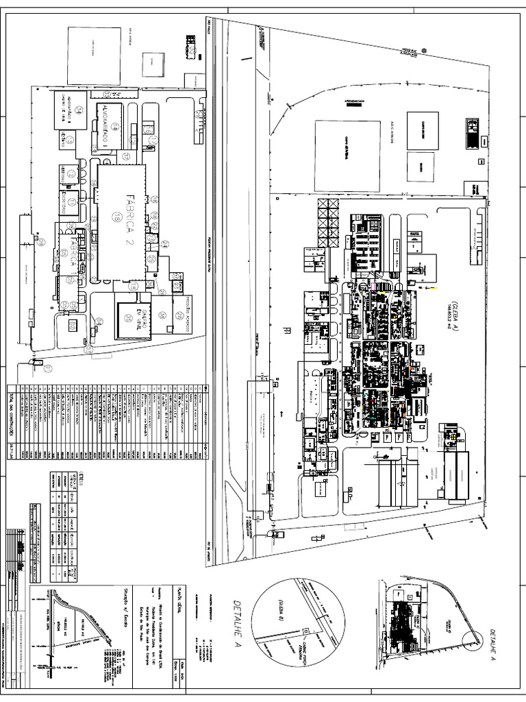 Layout Fabril da Hitachi: Projeto Geral | PDF