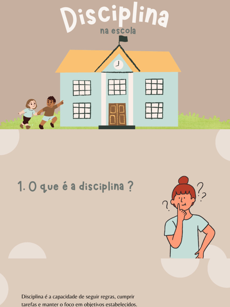 Disciplina Na Escola | PDF