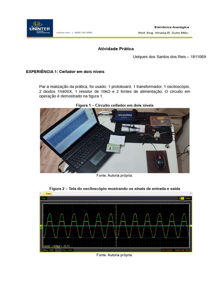 Atividade Prática Eletronica Analogica Pdf