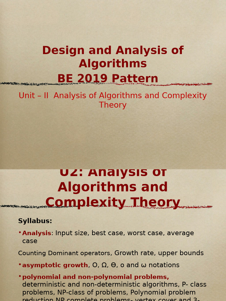 DAA UNIT II - PDF | PDF