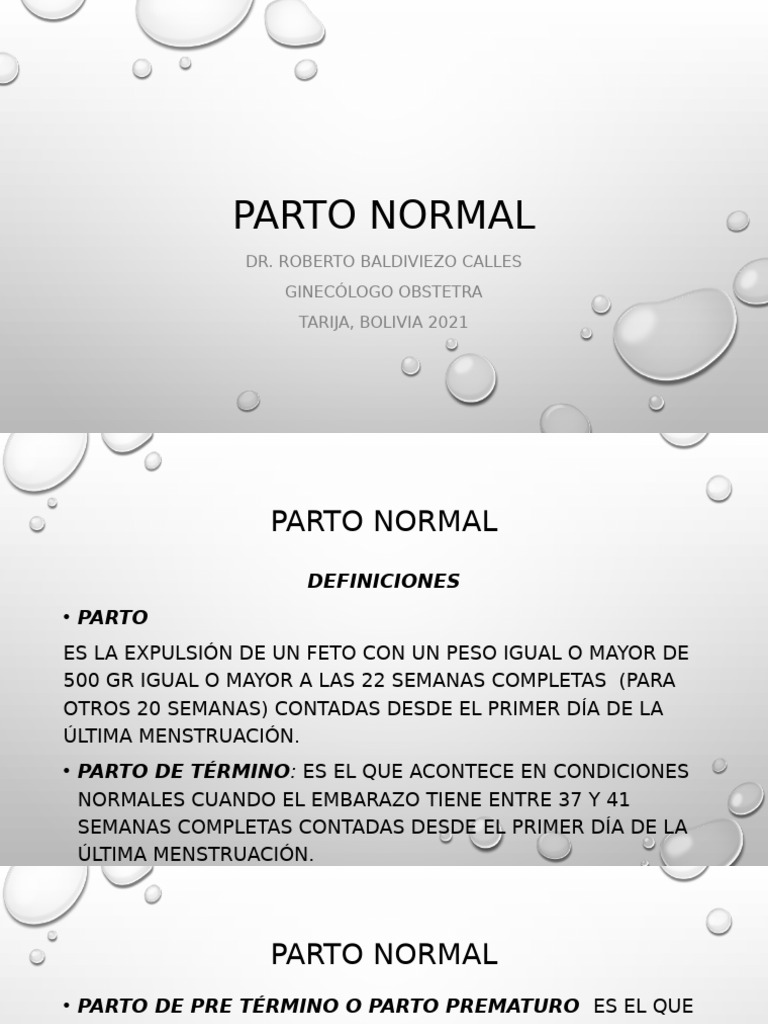 Parto Normal | PDF