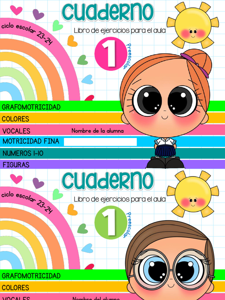 Cuadernillo Primer Grado 23-24 | PDF