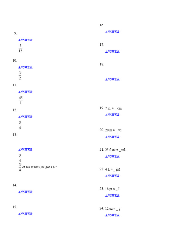 Math Ratios & Unit Rates Guide | PDF | Metrology | Units Of Measurement