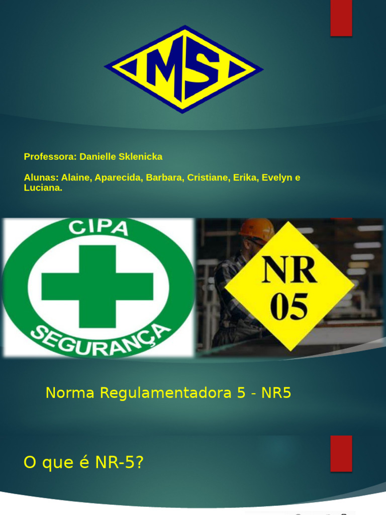 Norma Regulamentadora 5- NR5 - Copia | PDF