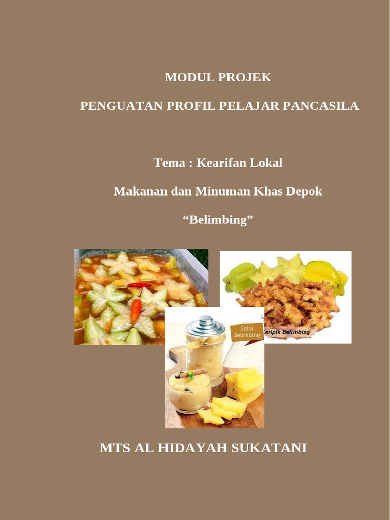 Modul Projek - Kearifan Lokal | PDF
