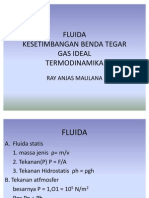 Fluida, Keseimbangan Benda Tegar, Dan Gas Ideal