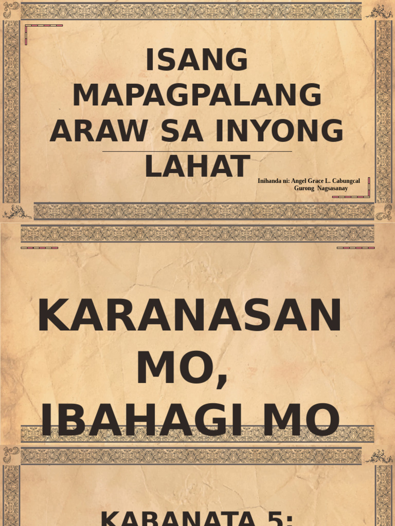 9 Kabanata 5 Bituin Sa Karimlan | PDF