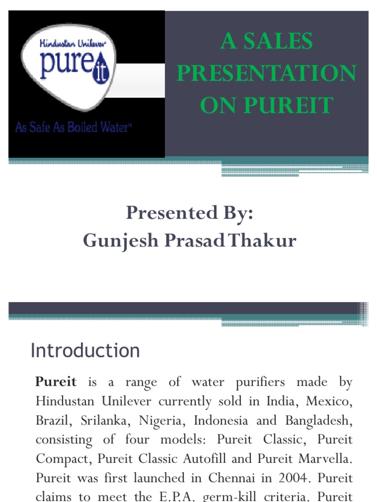 Pureit Compact Water Purifier Guide | PDF | Business | Technology ...