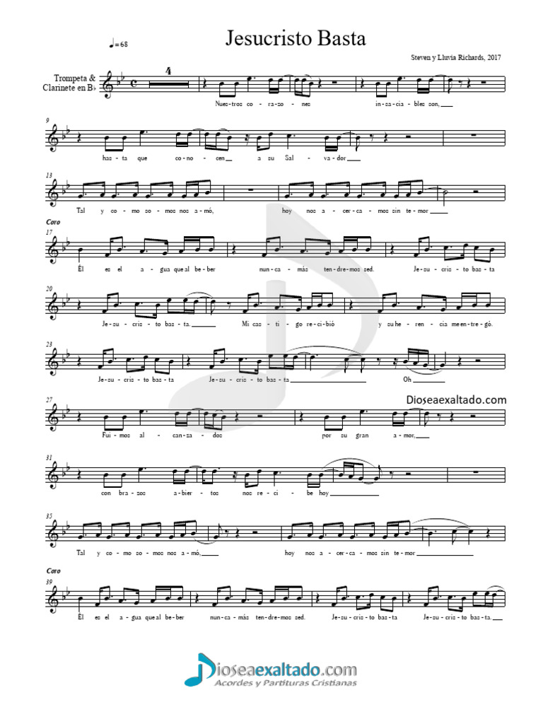 Jesucristo Basta Tr Cl Pdf