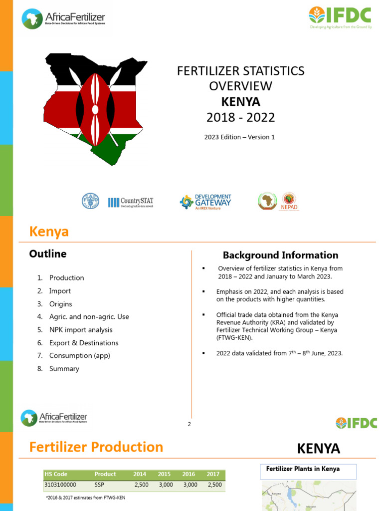 Kenya Fertilizer Statistics Overview 2023 Edition_EN | PDF
