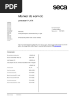Service Manual: For Seca 777 | PDF | Electrostatic Discharge | Calibration