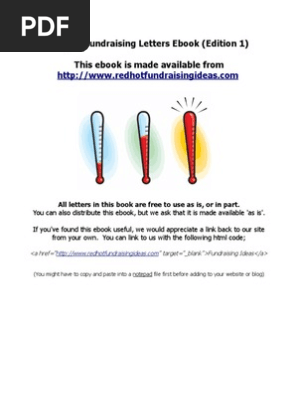 Fundraising Sample Letters eBook