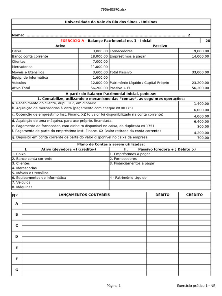 Exercício Prático 1 Nr Pdf