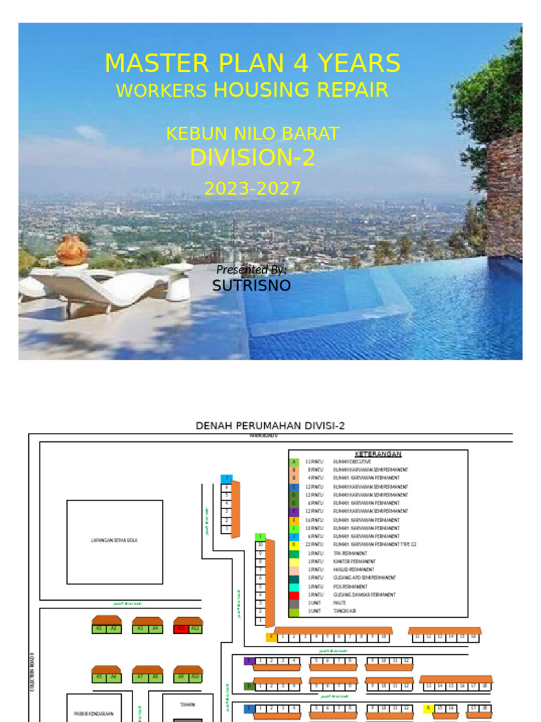 Master Plan 4 Tahun Perbaikan Rumah Div-2 | PDF