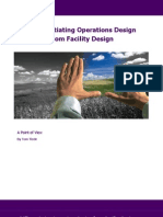 POV - Differentiating Operations Design From Facility Design
