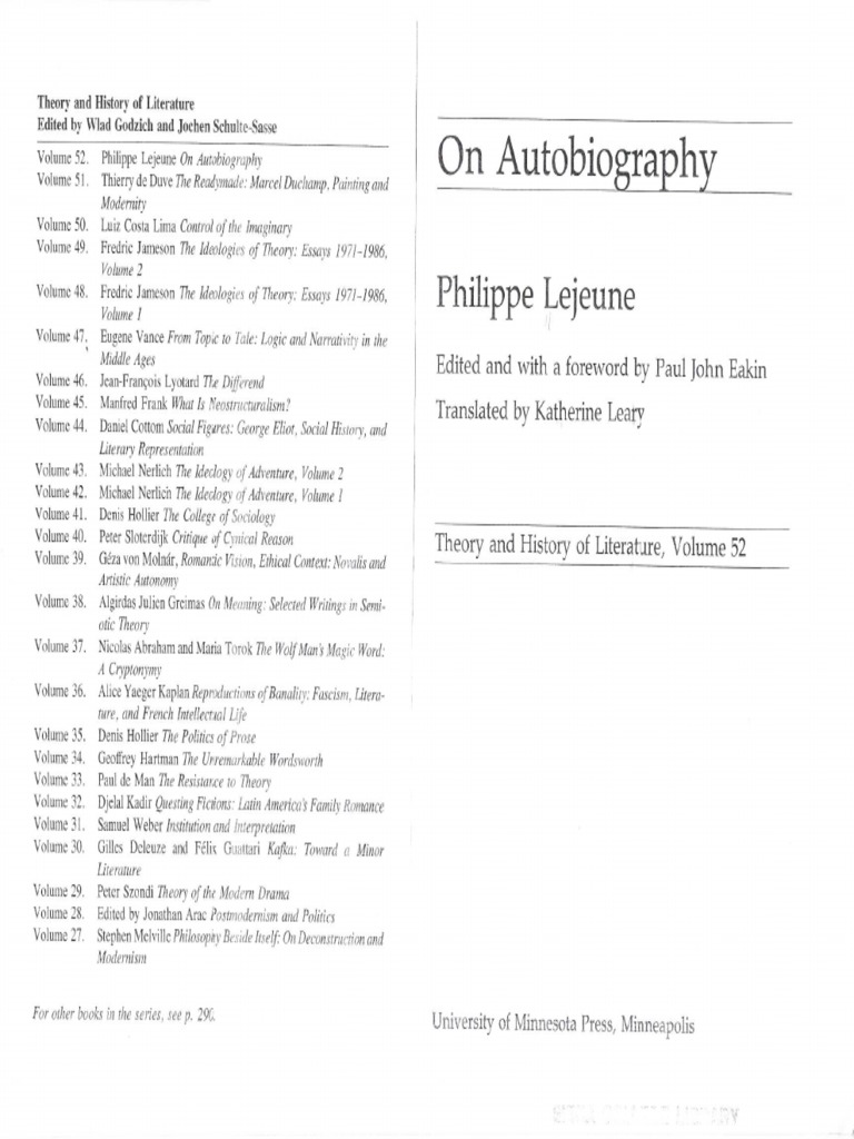Metaphors of Self The Meaning of Autobiography Epub-Ebook