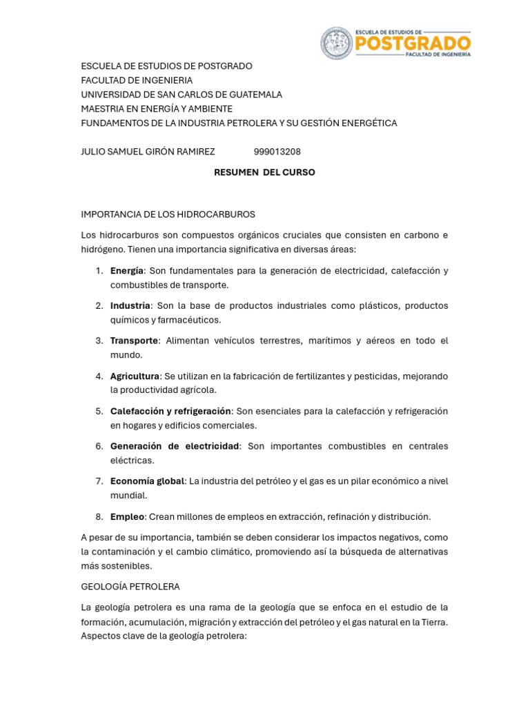Resumen del curso pdf