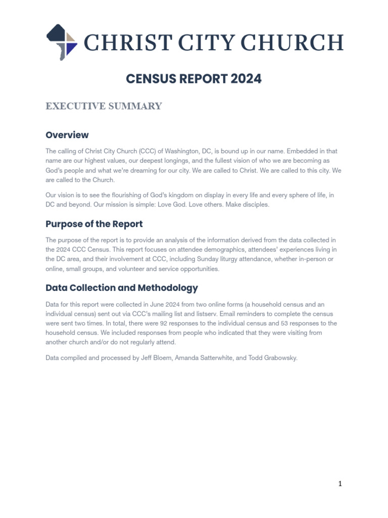 CCC Census 2024 Report | PDF | Race And Ethnicity In The United States ...