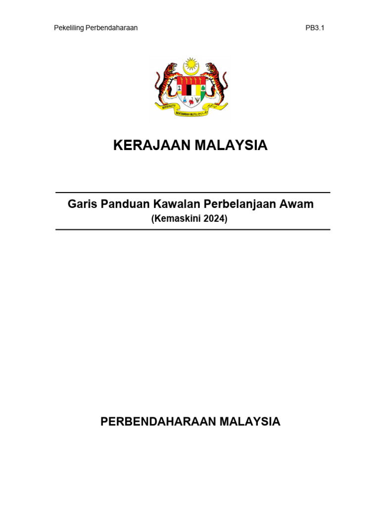 PP PB3.1 (KEMASKINI 2024) - 25 Julai 2024 | PDF