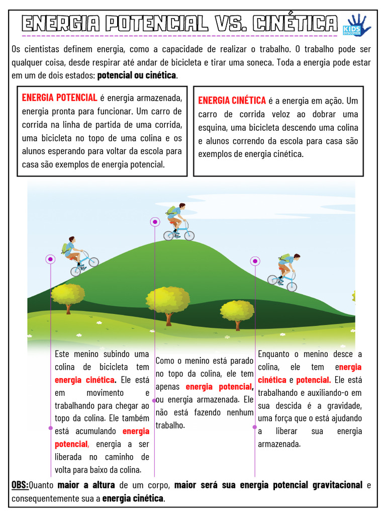 Energia Potencial e Cinetica | PDF