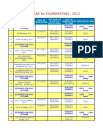 Exam List