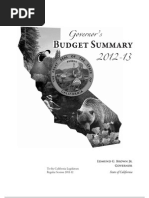 California Proposed 2012 Budget Summary