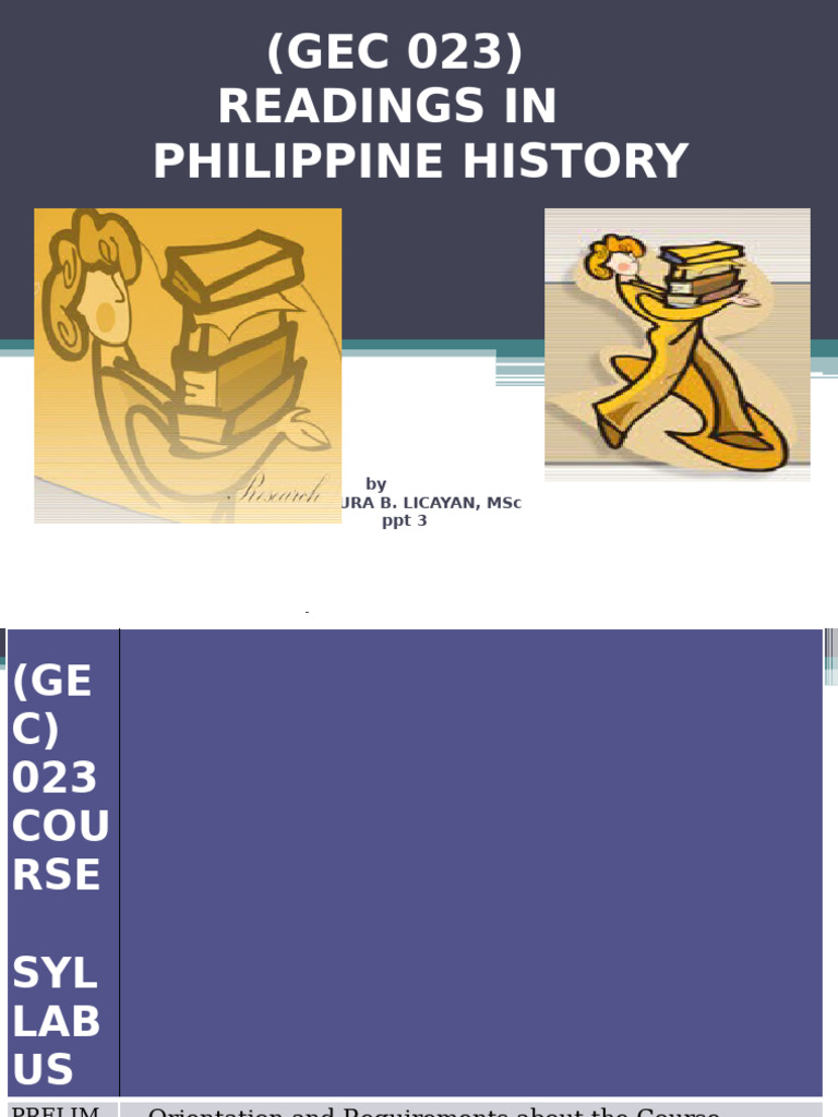 3 LBL Prelim GEC 023 2s 2019 2020 PrimaryandSecondarySources | PDF