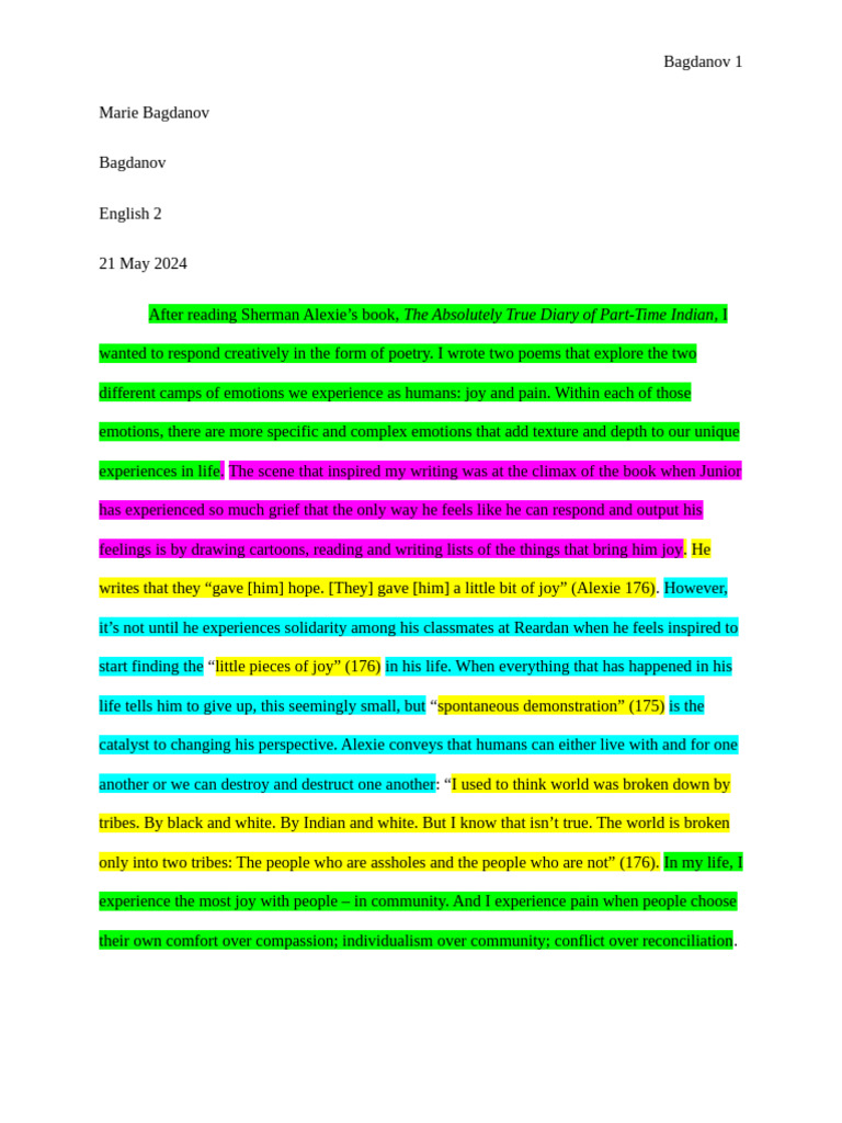 Ms. B Summative Example - Abstract | PDF