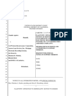 Opposing Motion to Dismiss Foreclosure Complaint